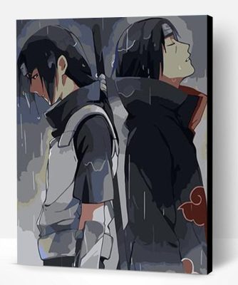 Uchiha Itachi in Past and Present Paint By Number