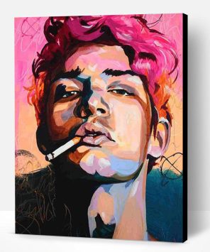 Smoking Boy Art Paint By Number