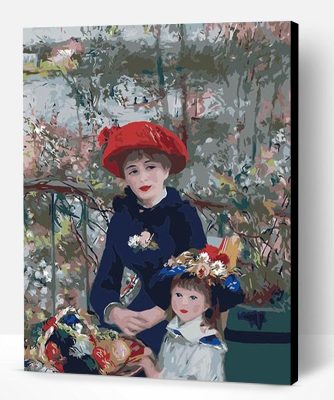 Two Sisters Pierre Auguste Renoir Paint By Number