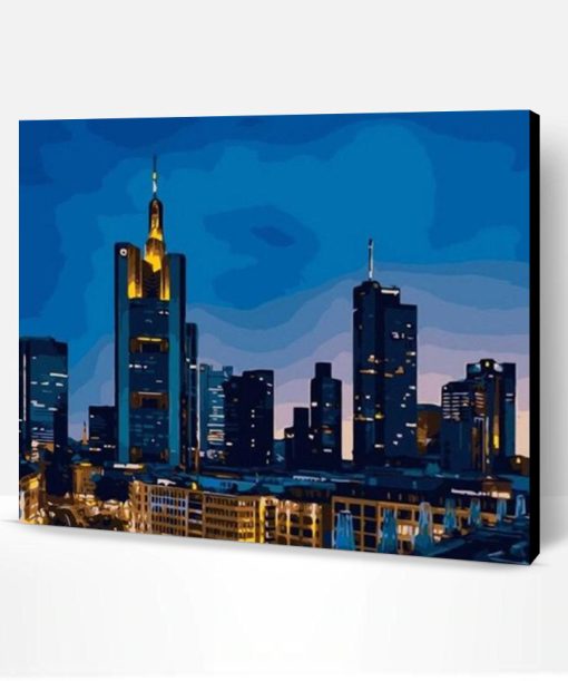 Frankfurt Skyscraper Paint By Number