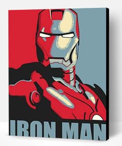 Iron Man Abstract Paint By Number