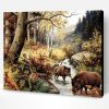 Pigs and Deers in Wild Paint By Number
