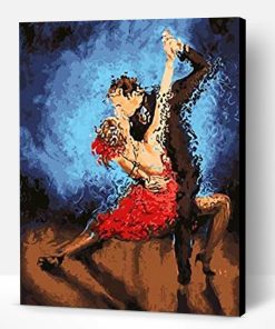 Latin Dancer Couple Paint By Number