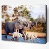 Elephant family Paint By Number