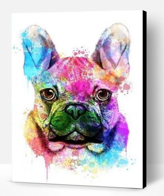 French Bulldog Colorful Paint By Number