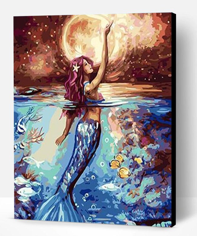 Moonlight Mermaid Paint By Number