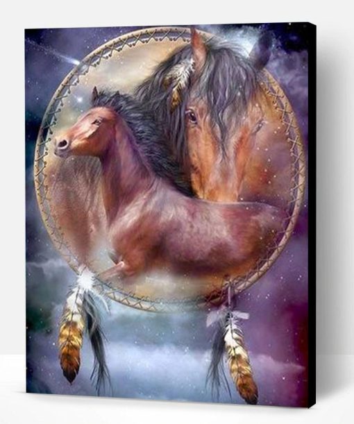 Dream Catchers Horses Paint By Number