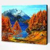 Mountain Fall Lake Scenery Paint By Number