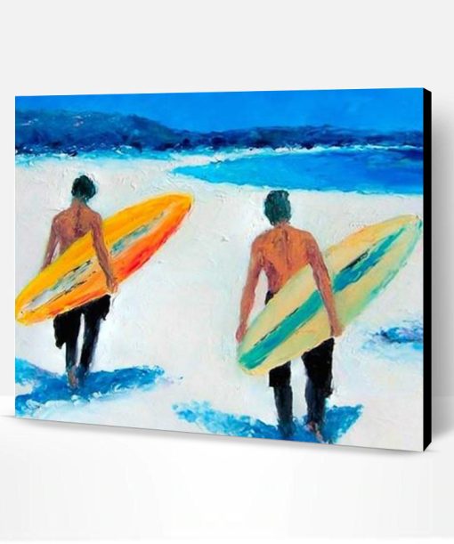 Surfing Boys Paint By Number