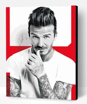 David Beckham Fashion Paint By Number