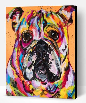 Bulldog Ben Dog Paint By Number