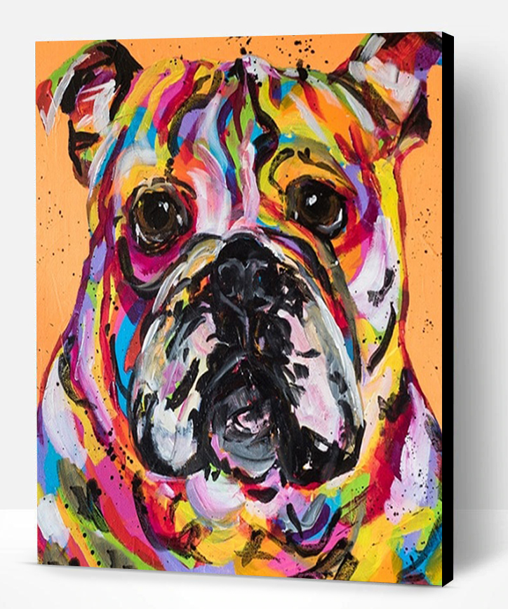 Bulldog Ben Dog Animals Paint By Numbers - Paint By Numbers PRO