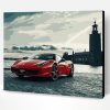 Car Landscape Modern Wall Art Canvas Paint By Number