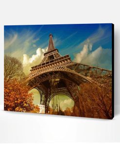 View Of Eiffel Tower Paris Paint By Number