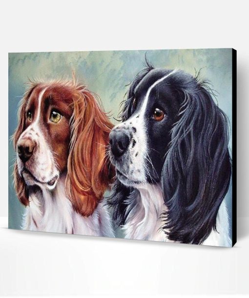 Twin Dogs Paint By Number