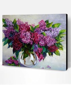 Purple Flowers Paint By Number