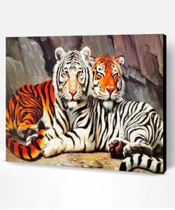 Tiger Couple Paint By Number