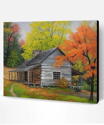 Autumn Country House Paint By Number