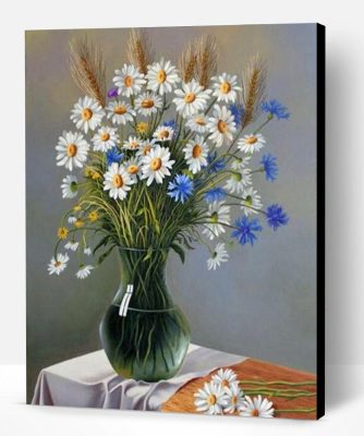 Oxeye Daisy Flowers Paint By Number