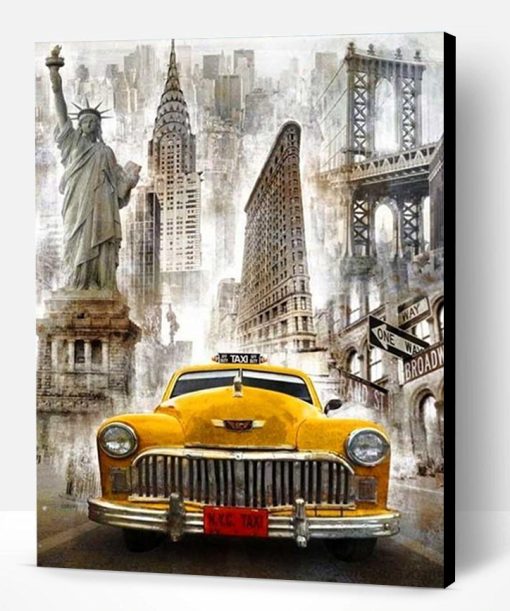 New York Taxi Paint By Number