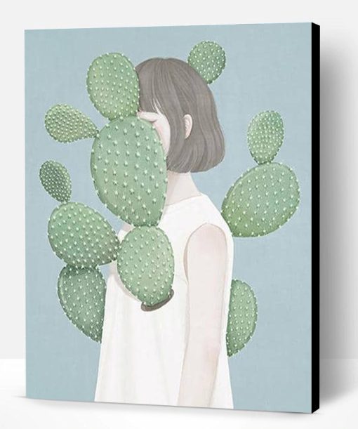 Cactus Girl Paint By Number