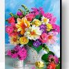 Vase of Colorful Flowers Paint By Number