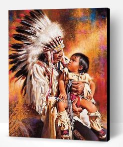 American Indians Paint By Number
