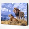 Wild Lion Couple Paint By Number