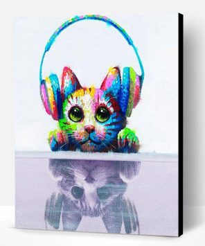 Cute Abstract Cat Paint By Number