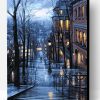 Rainy Night in Paris Paint By Number