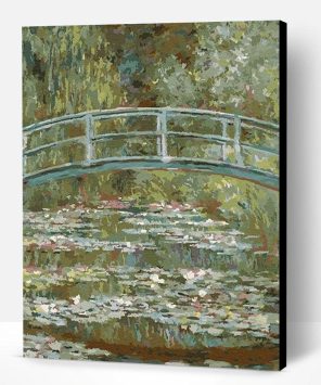 Bridge over a Pond of Water Lilies Claude Monet Paint By Number