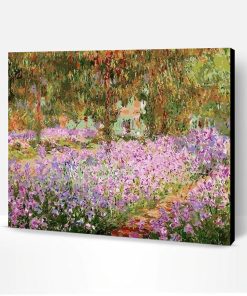 The Artist's Garden at Giverny Claude Monet Paint By Number