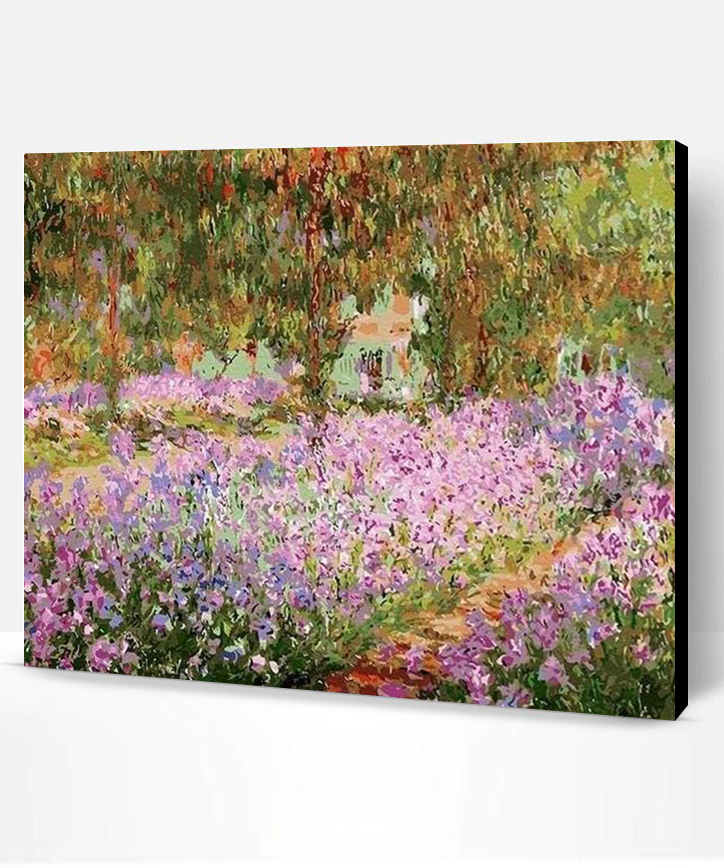 The Artist's Garden at Giverny Claude Landscape Paint By Number