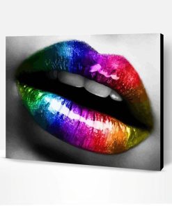 Colorful Lips Paint By Number