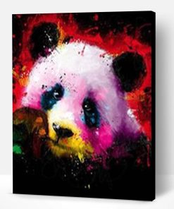 Colorful Panda Paint By Number