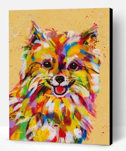 Colorful Pomeranian Paint By Number