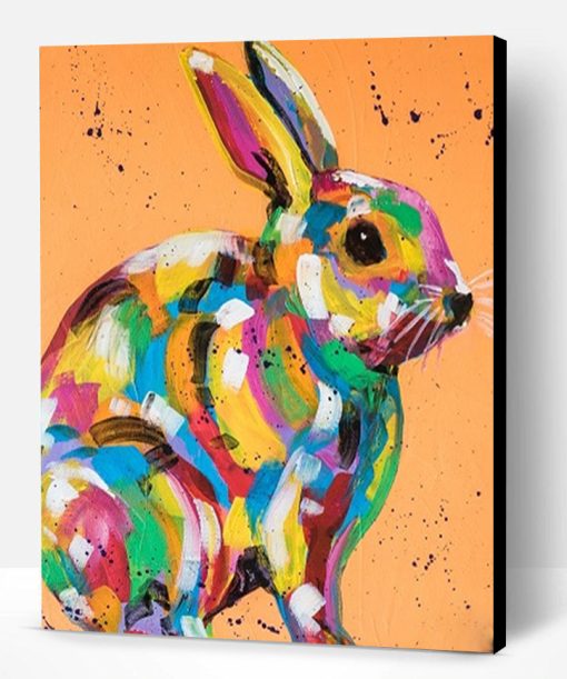 Colorful Rabbit Paint By Number