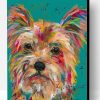 Colorful Yorkie Dog Paint By Number