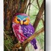 Colorful Beautiful Owl Paint By Number