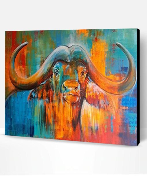 Colorful Buffalo Paint By Number