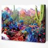 Colorful Succulents Desert Paint By Number