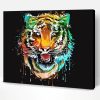 Colorful Tiger Head Paint By Number