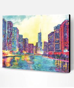 Colorful Chicago Paint By Number