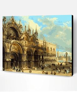 Castles and Walkers at Venice Paint By Number