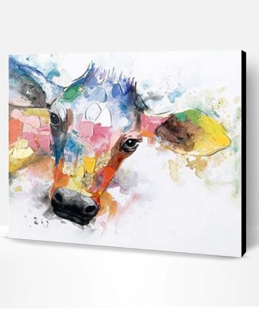 Colored Cattle Paint By Number