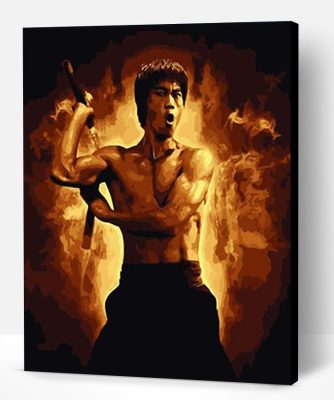 Bruce Lee Paint By Number