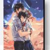 Anime Youth Couple Paint By Number