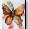 Brown Butterfly Paint By Number