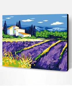 Lavender Field Paint By Number