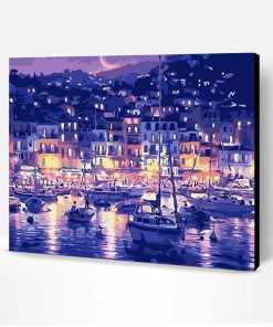 Monaco Under Moonlight Paint By Number